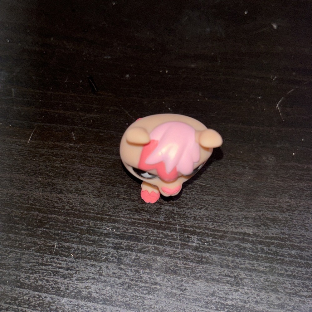 Peach and Pink Llama Tan #198 G7 Teal Diamond Eyes Littlest Pet Shop Gen 7 LPS - Picture 5 of 8